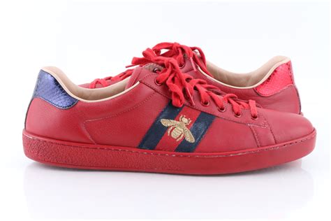 gucci red shoes women's|all red gucci shoes.